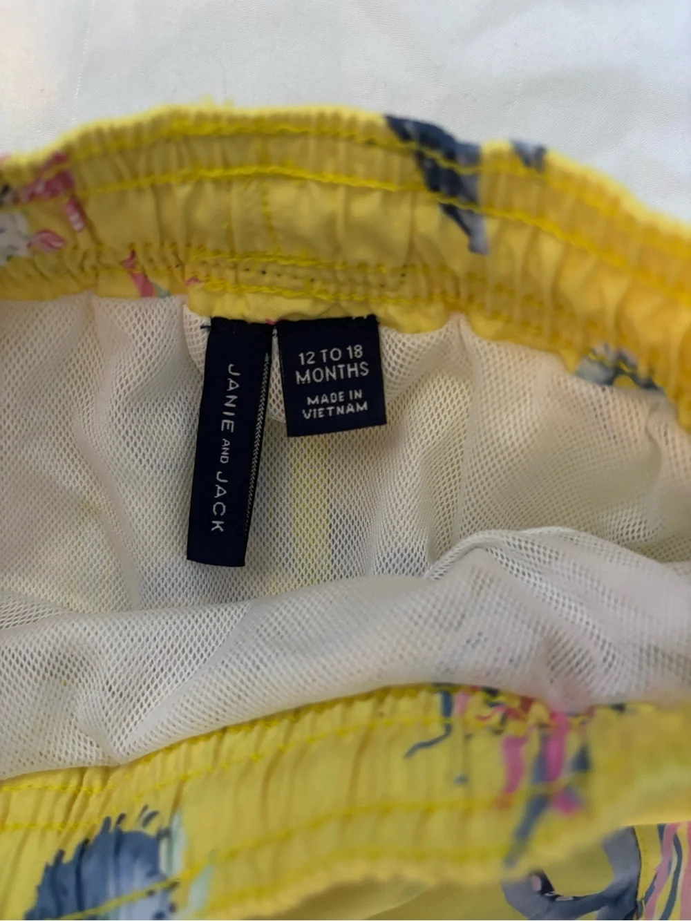 Janie and Jack soft yellow